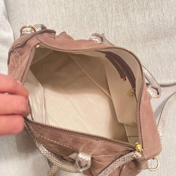 Maledetti Toscani soft suede satchel. - Picture 4 of 6